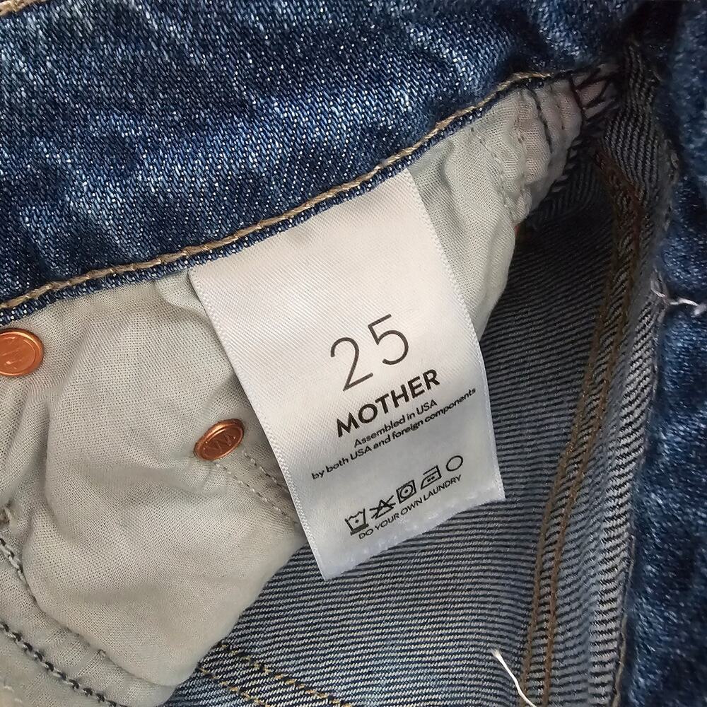 Mother Superior Denim Jean The Outsider Flood Crop Field Trip Size 25 NWT - Picture 11 of 13